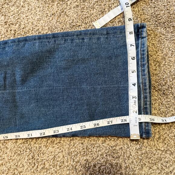 Madewell Kick Out Full Length Blue Jean Size 26 - Picture 6 of 7
